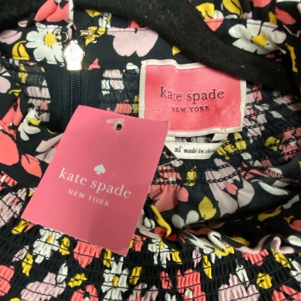 NWT Kate Spade Road Trip Floral Shift Dress Size XL